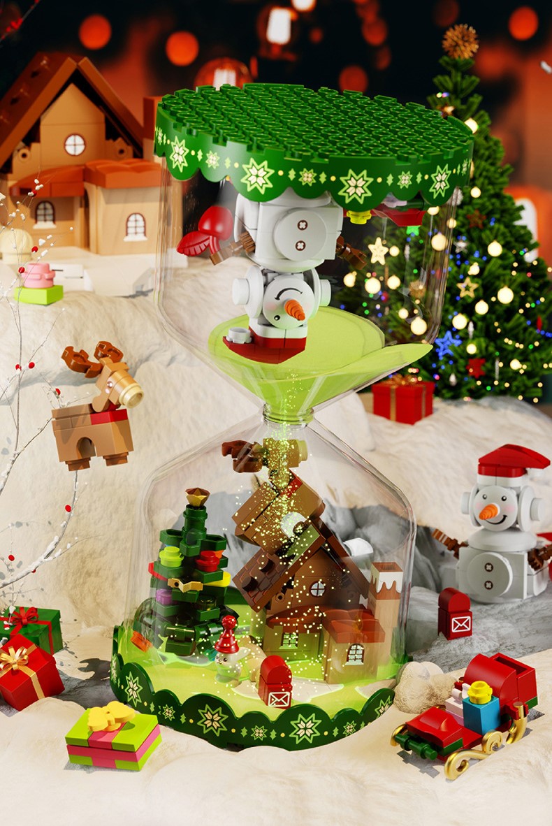 聖誕沙漏積木 #聖誕禮物 #交換禮物 #XmasParty派對禮物 #玩得砌得