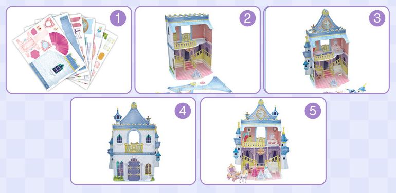 3D立體童話公主城堡