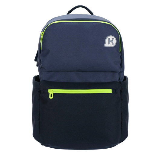 GRAFTON 2 系列小學生專用人體工學超輕護脊書包 - 炭灰/ 螢光粉綠