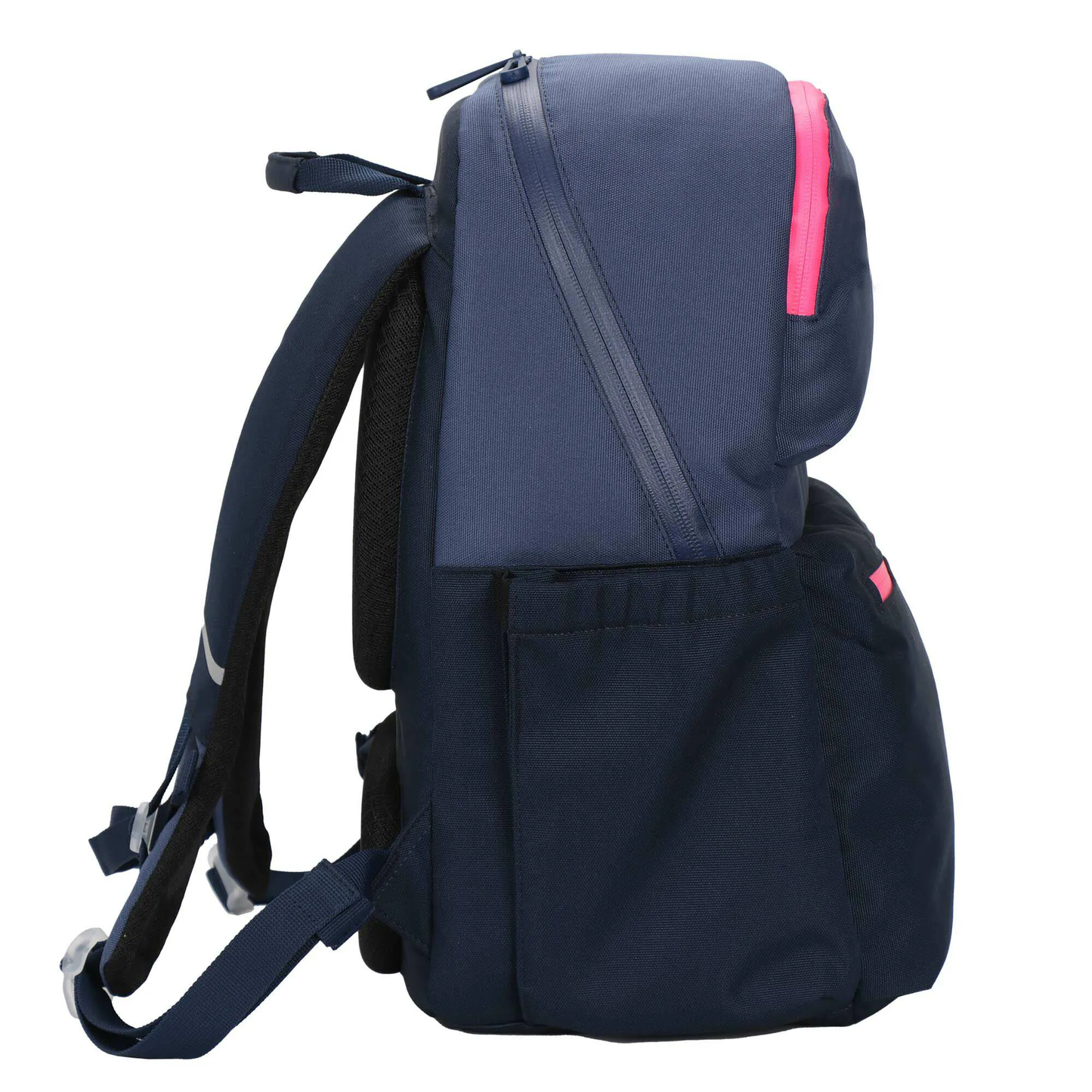 GRAFTON 2 系列小學生專用人體工學超輕護脊書包 - 炭灰/ 螢光粉紅