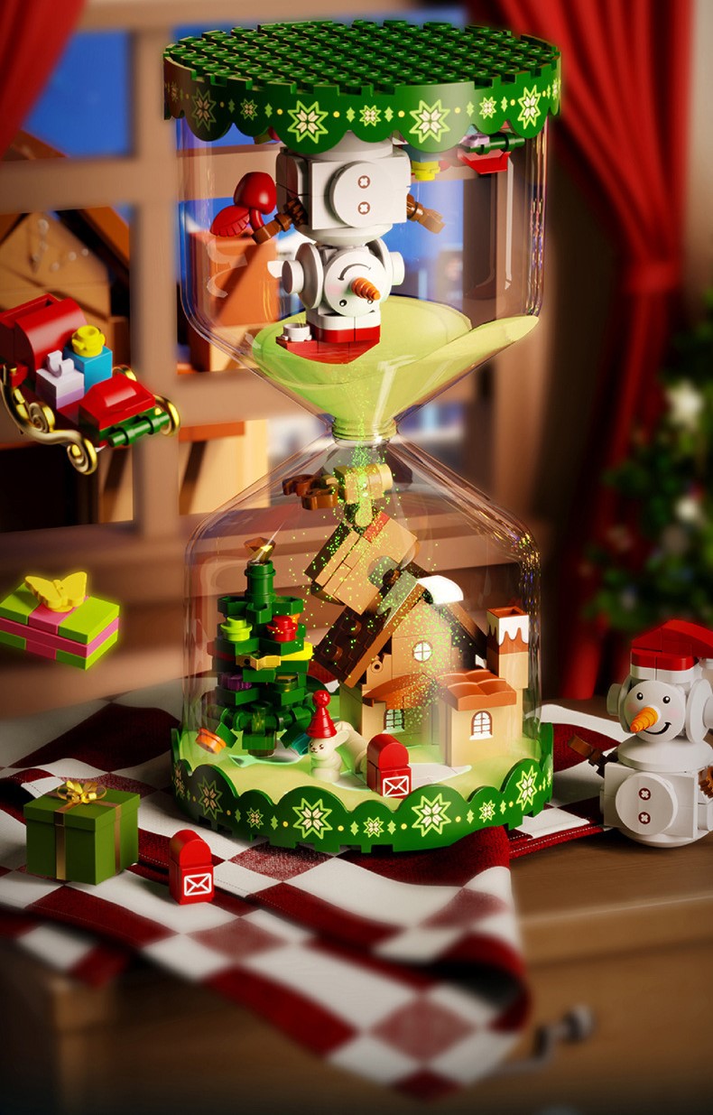 聖誕沙漏積木 #聖誕禮物 #交換禮物 #XmasParty派對禮物 #玩得砌得