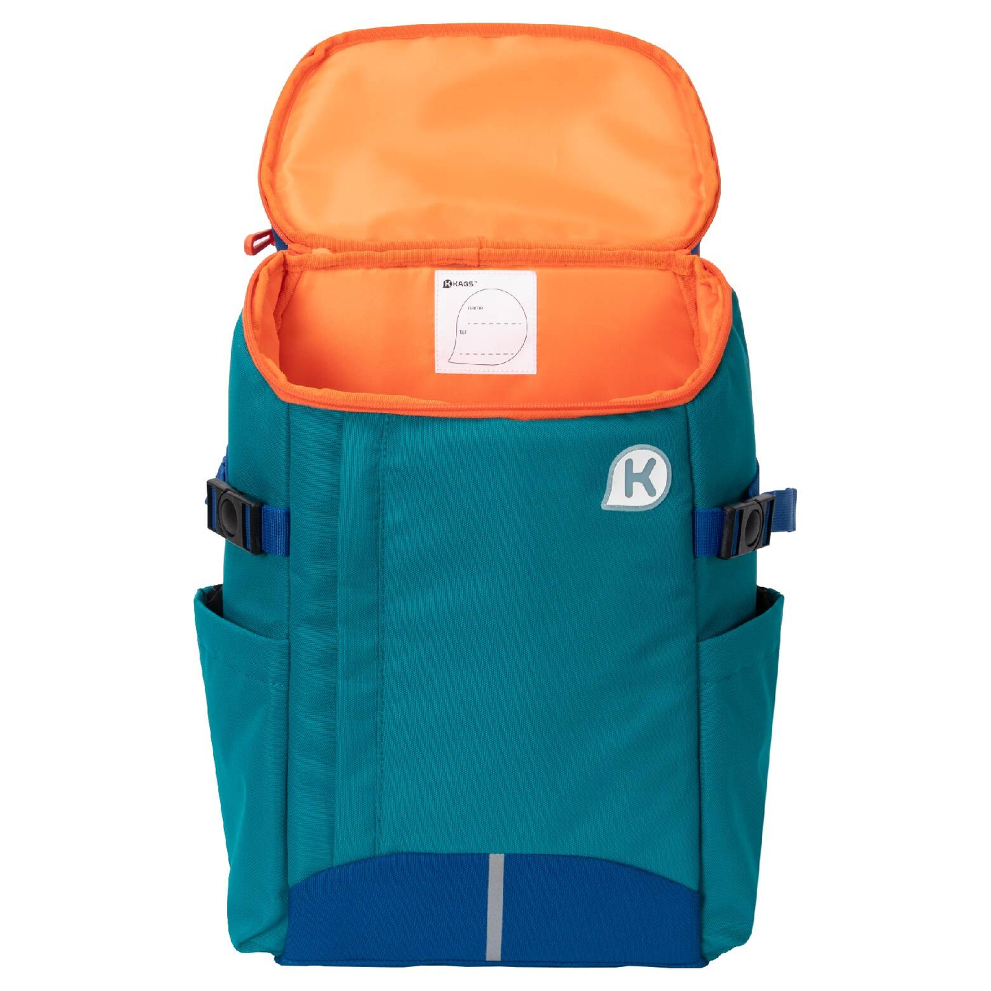 DUSTIN 系列小學生專用人體工學超輕護脊書包 - 綠藍色