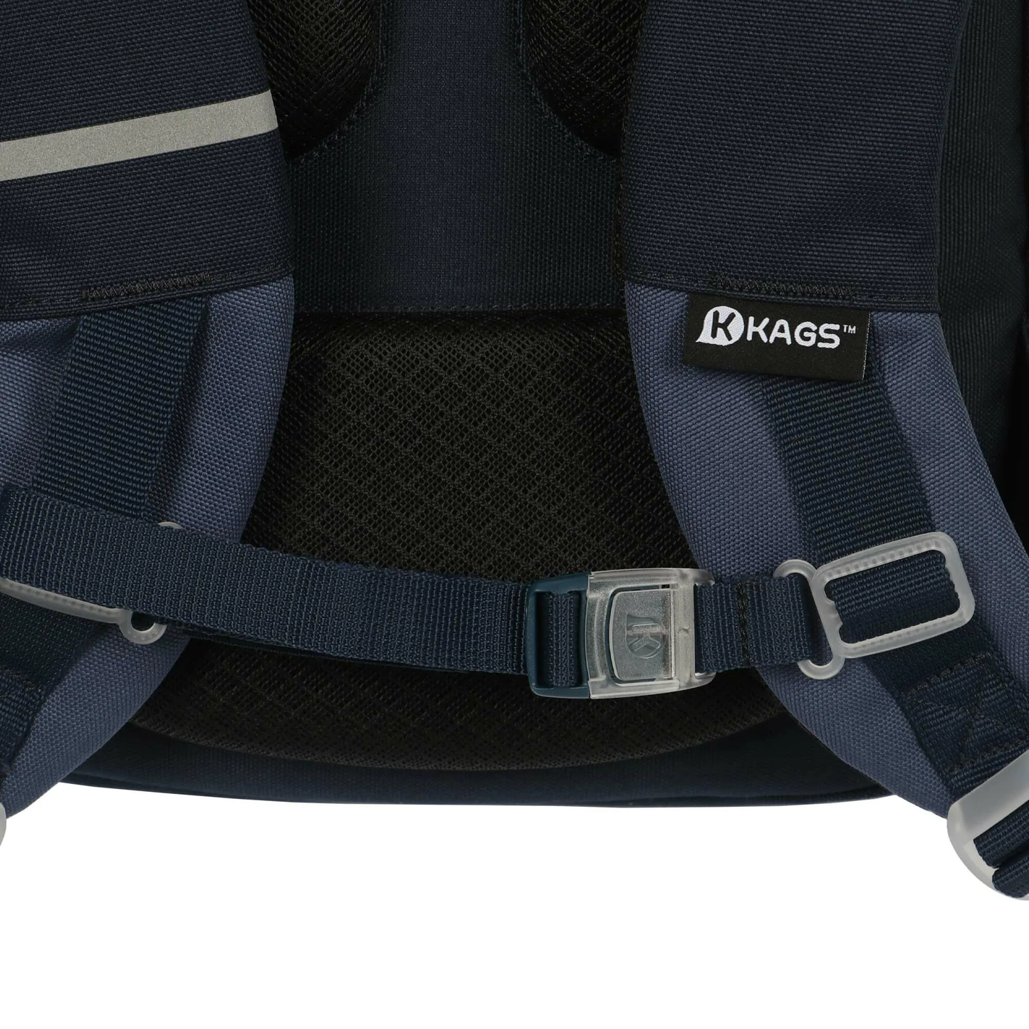 GRAFTON 2 系列小學生專用人體工學超輕護脊書包 - 炭灰/ 螢光粉綠