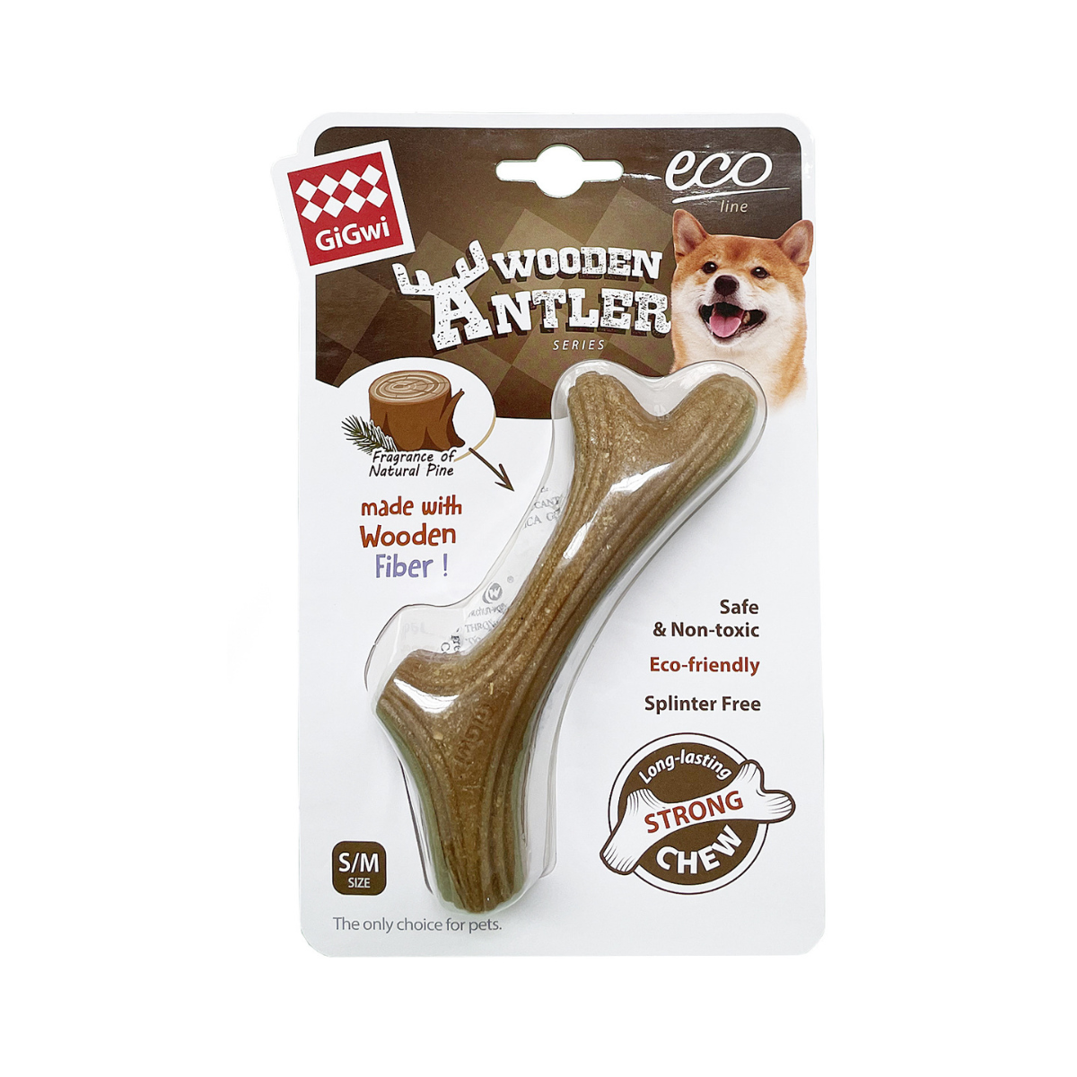 鹿角狗狗磨牙玩具