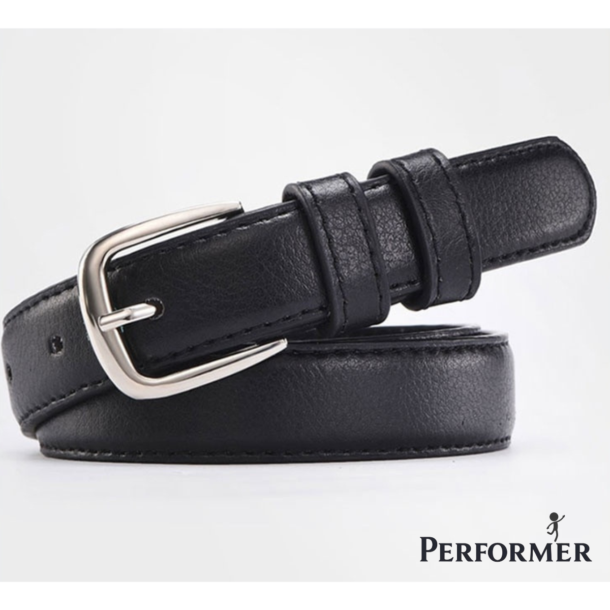PERFORMER黑色皮帶