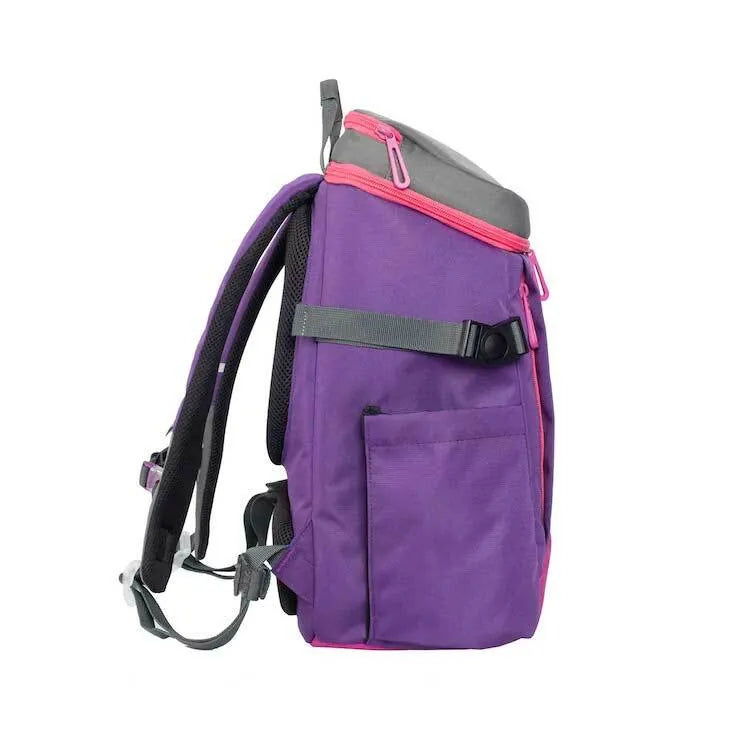 DUSTIN 系列小學生專用人體工學超輕護脊書包 - 紫色