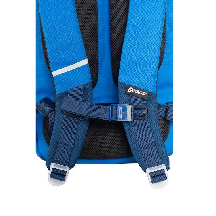 DUSTIN 系列小學生專用人體工學超輕護脊書包 - 藍色