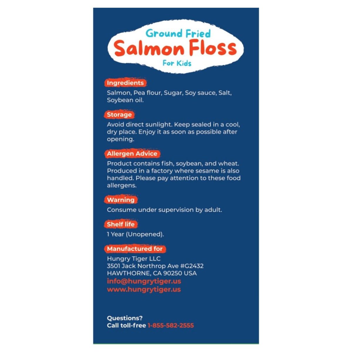 Hungry Tiger - 兒童三文魚鬆 60g