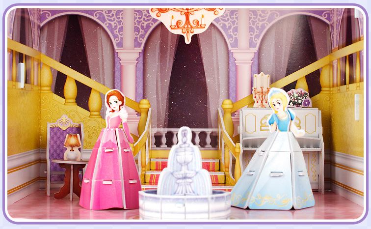 3D立體童話公主城堡