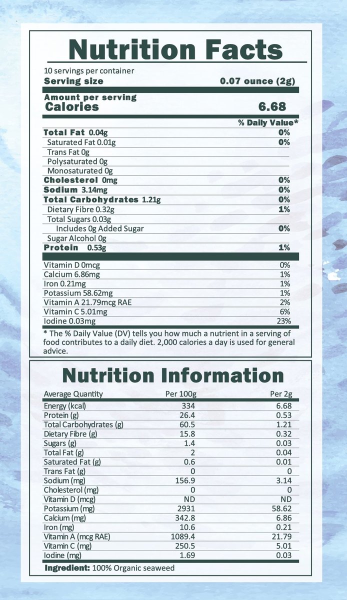 Hungry Tiger - 有機嬰幼兒純紫菜(無添加鹽、油)│韓國製造