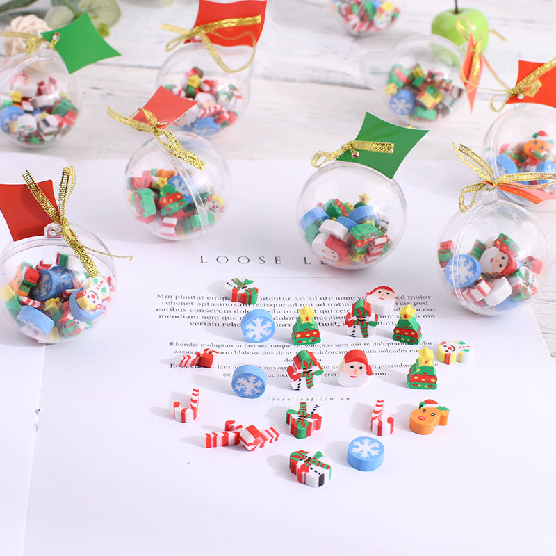 聖誕擦膠水晶球