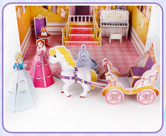 3D立體童話公主城堡