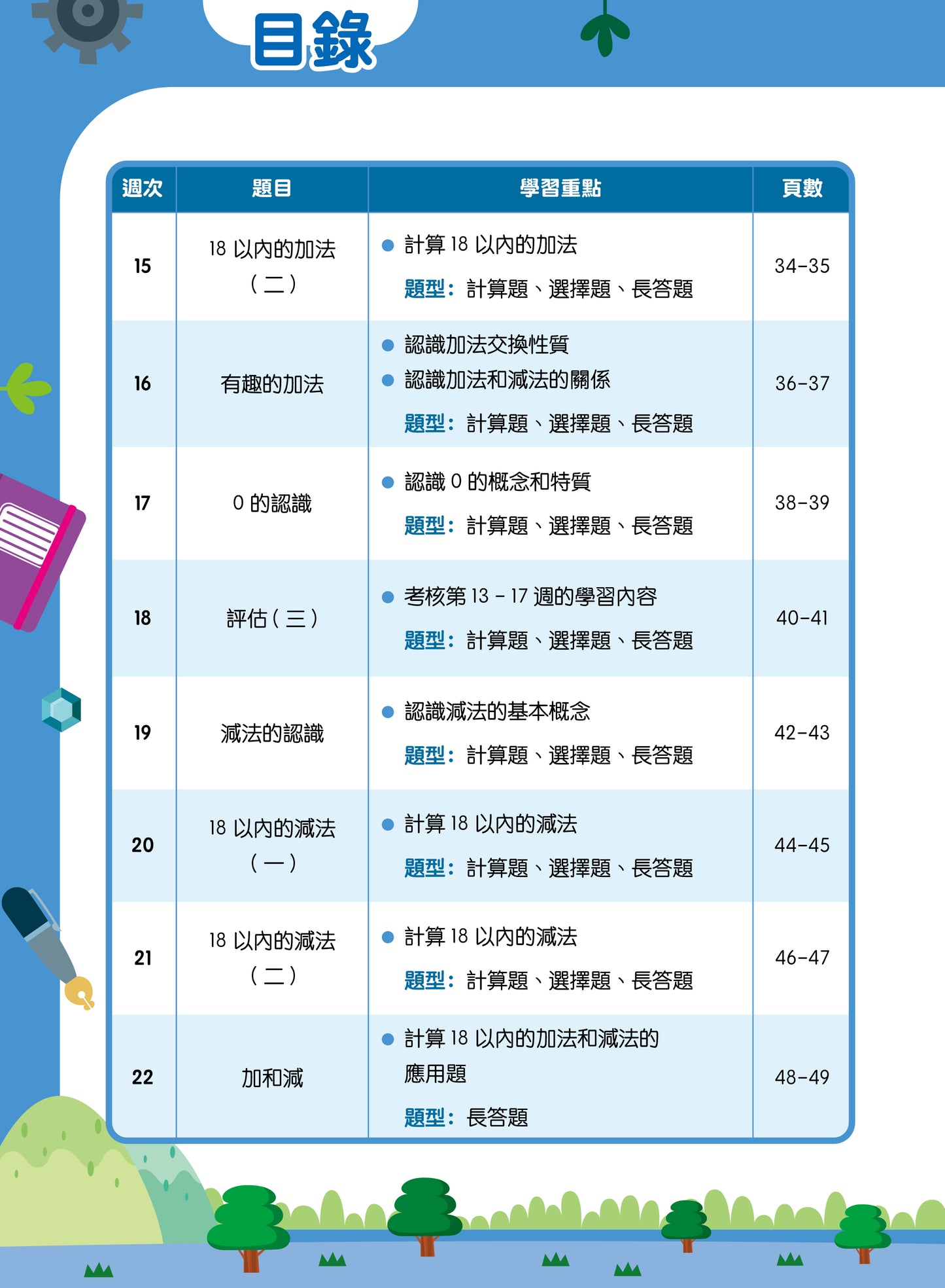 26週學好數學 數學科每週重點高階訓練+模擬試卷 1上